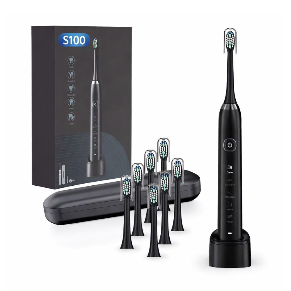 HelloWhite Sonic S100 Schallzahnbürste mit Timer & 5 Modi HelloWhite